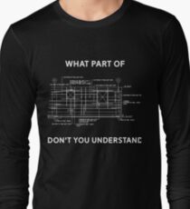 Lustiges Architekturbauingenieur-T-Shirt Geschenk Langarmshirt