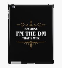 Vinilo o funda para iPad Porque soy el DM Game Master Quotes Tablet RPG