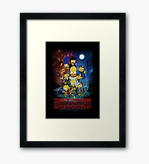 Stranger Things Parody Framed Print