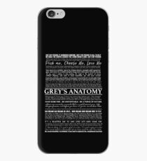 typography black iPhone Case