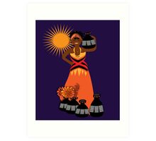 African Tribal Woman Carrying Pitchers Of Water Home Tote Bags By   Ap,220x200,12x16,1,ffffff,t Pad,220x200,ffffff.u2 