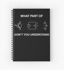 Cuaderno de espiral Camiseta de Ingeniero Eléctrico Gift Funny Engineering Sarcasm