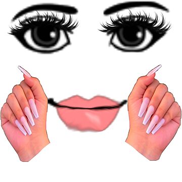 woman face roblox Sticker