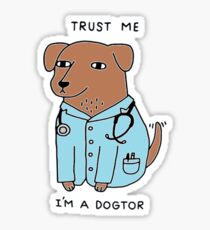 Dogtor Dog Sticker