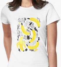 Unreal Banana Peel Women's Fitted T-Shirt