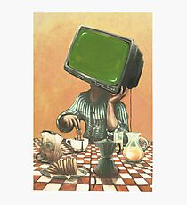 My Tv Heart Photographic Print