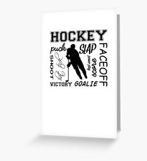 Hockey Greeting Card