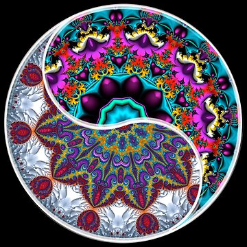 Artwork thumbnail, Yin Yang Fractal Six by WarrenPHarris