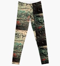 Words on the wall Leggings