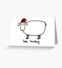 baa humbug Greeting Card