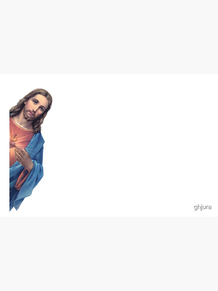 Jesus Is Watching You Meme Laptop Skin By Ghjura Redbubble