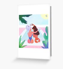 Moon ladies Greeting Card