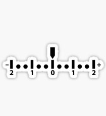 Exposure meter reflex Sticker