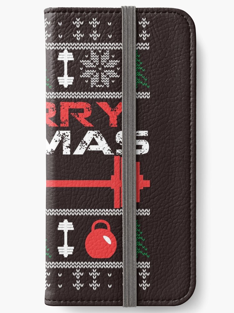 Funny Christmas Gift Ugly Merry Liftmass Ideas Iphone Wallet By