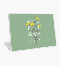 Saugen Sie es Butterblume auf Laptop Folie