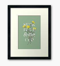 Saugen Sie es Butterblume auf Gerahmtes Wandbild