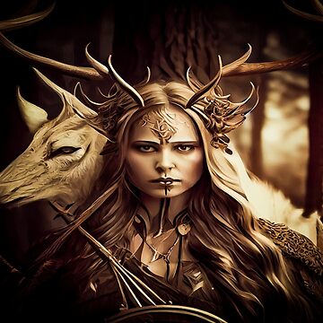 Norse Mythology Viking Shieldmaiden, Shieldmaiden Wall Decor, Vikings,  Viking Wall Art, Viking Wall Decor, Viking Mural, iPad Case & Skin by  Wildchagapicker