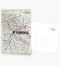 The Walking Dead - Terminus Map Postcards