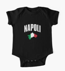 Napoli - Naples Italy Italian Flag Short Sleeve Baby One-Piece