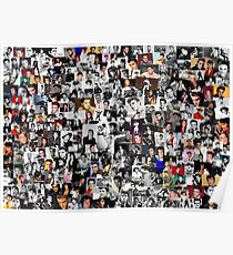 Elvis presley collage Poster