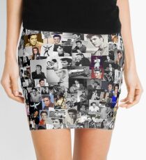 Elvis presley collage Mini Skirt