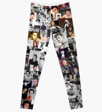 Elvis presley collage Leggings