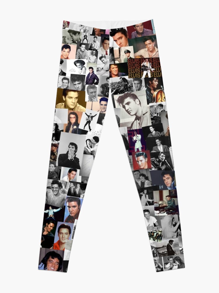 Alternate view of Elvis presley collage Leggings