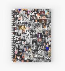 Elvis presley collage Spiral Notebook