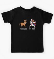 Ihre Mom My Mom Lustige süße Tupfen Einhorn T-Shirt Kinder T-Shirt