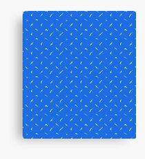 Guns Pattern Blue/Yellow Canvas Print