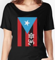 Puerto Rico Flag Boricua T-Shirt Women's Relaxed Fit T-Shirt