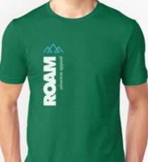 Camiseta ajustada ROAM Apparel Vert Mountain Logotipo