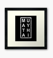 Stylish Muay Thai Framed Print