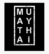 Lámina fotográfica Stylish Muay Thai