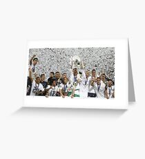 Real Madrid Greeting Card