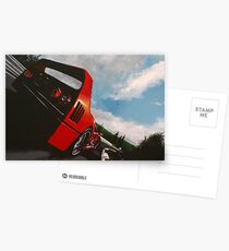 F40 @ the 'ring Postcards