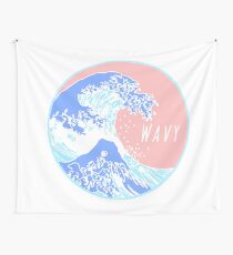 Aesthetic Great Wave Wavy Wall Tapestry