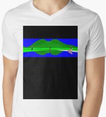Pool side Deck chair Men's V-Neck T-Shirt