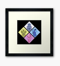 Die diamantene Autorität Gerahmtes Wandbild