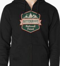 Bitterroot National Forest Zipped Hoodie
