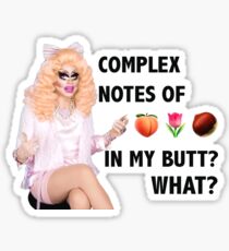 Trixie: complex notes of fruit floral and nut Sticker
