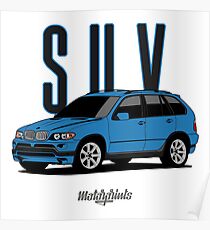 SUV E53 (blue) Poster