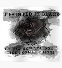 Black Rose Poster