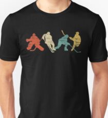 Classic Vintage Style Ice Hockey Unisex T-Shirt