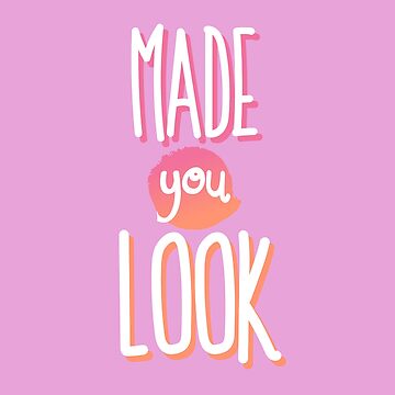 Made you look Sticker for Sale by Roxannar-k