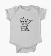 Minnesota Sayings - Minnesotans One Piece - Short Sleeve