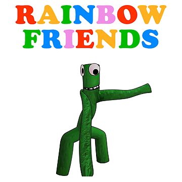 Green Rainbow Friend Sticker for Sale by TheBullishRhino