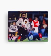 Giggs goal v Arsenal Oil on Canvas Canvas Print