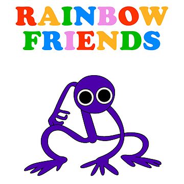 Blue Rainbow friends sticker Sticker by SebasthianStore