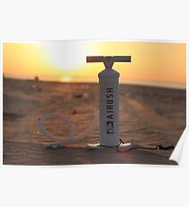 Kiteboarding Pump Poster
